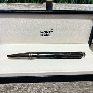 MONTBLANC StarWalker Ceramics Dynamic Pattern BLK Ballpoint Pen 114749 (Genuine)